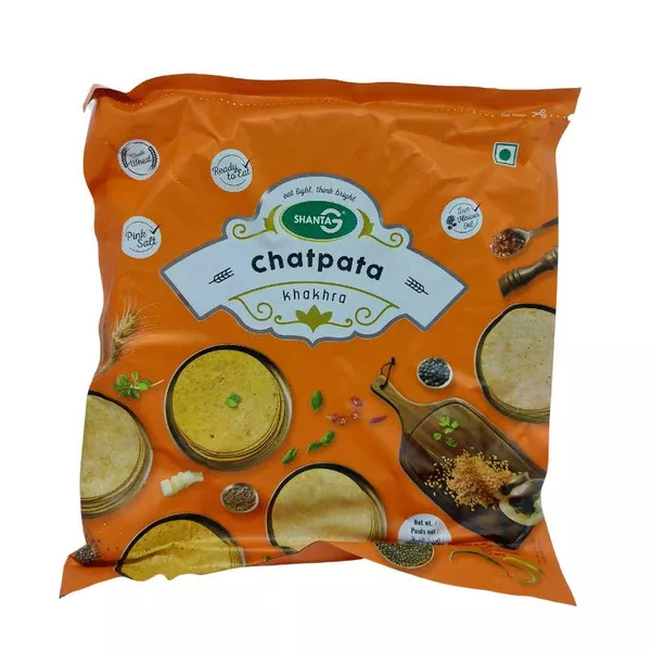 Shanta Chatpata Khakhra - 200 gm - Pack of 5
