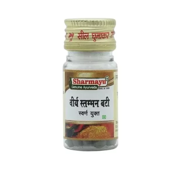 Sharmayu Ayurveda Virya Stambhan Bati With Gold - 25 tabs