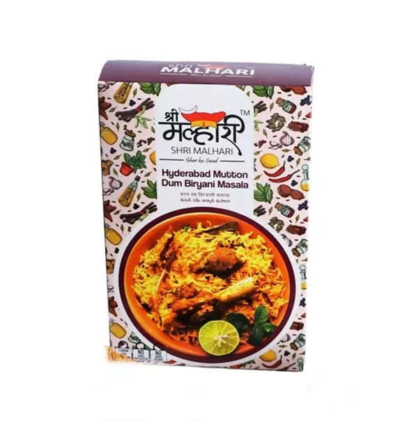 Shri Malhari Hyderabadi Mutton Dum Biryani Masala - 50 gm
