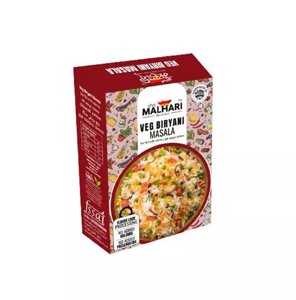 Shri Malhari Veg Biryani Masala - 50 gm