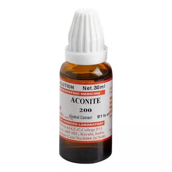 Similia Homeopathy Aconite Dilution - 30 ml - 200 CH
