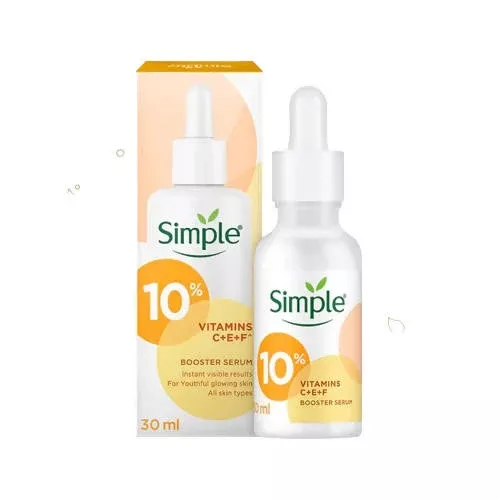 Simple 10% Vitamin C+E+F Booster Serum - 30 ml