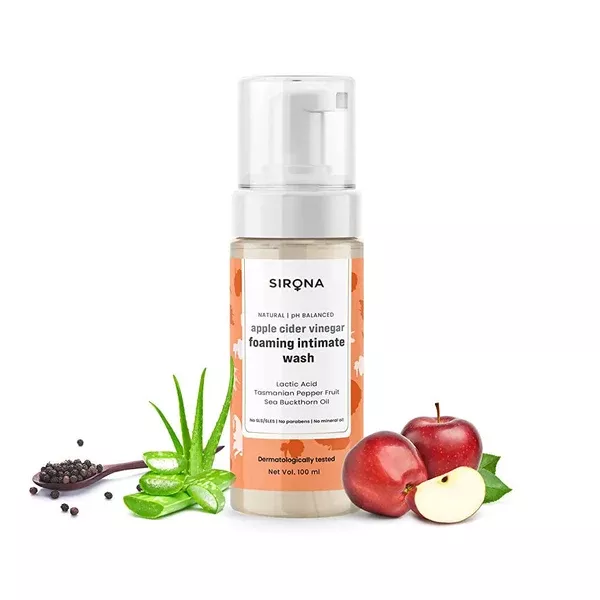 Sirona Apple Cider Vinegar Foaming Intimate Wash - 100 ml