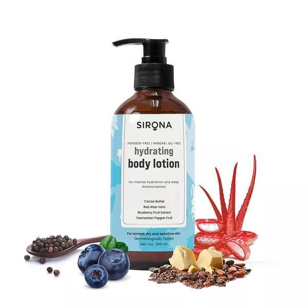 Sirona Blueberry Body Lotion for Intense Hydration - 300 ml