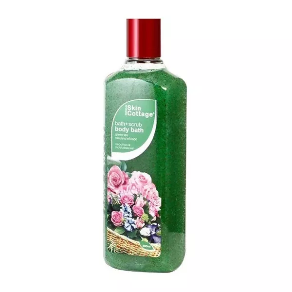 Skin Cottage Bath Scrub Green Tea Nature's Infusion - 400 ml