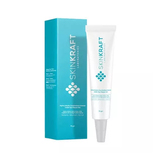SkinKraft Alpha Arbutin Countertime Intense Under Eye Repair Gel - 15 ml