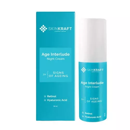SkinKraft Interlude Retinol Night Cream - 30 ml