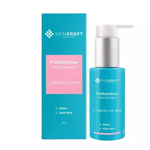 SkinKraft ProSensitive Facial Cleanser - 60 ml