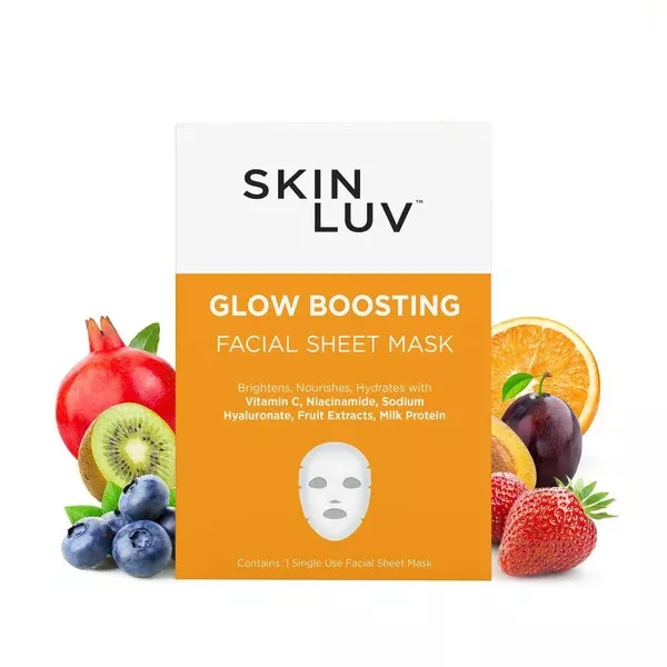 SkinLuv Glow Boosting Facial Sheet Mask - 50 gm