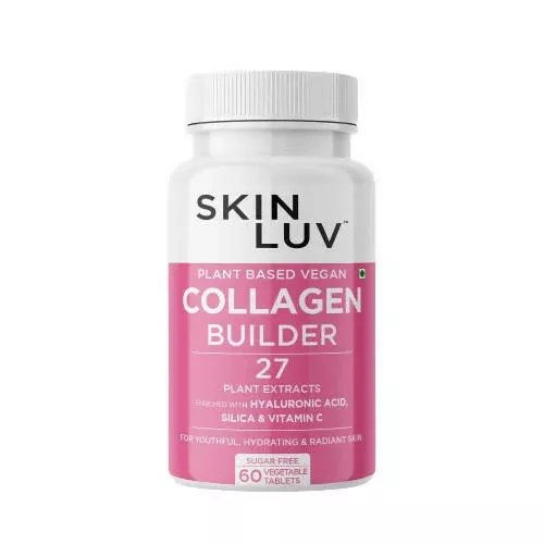 SkinLuv Plant Based Vegan Collagen Builder Sugar Free Veg Tablets - 60 tabs