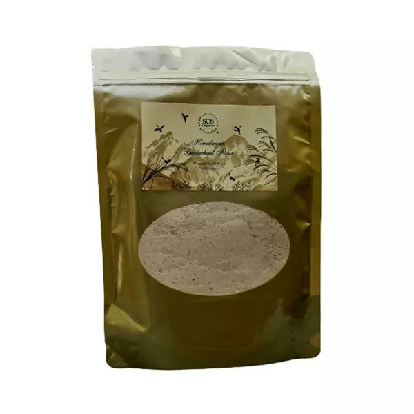 SOS Organics Himalayan Buckwheat Flour - 500 gm