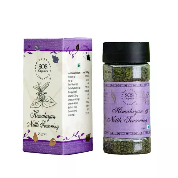 SOS Organics Himalayan Nettle Seasoning - 25 gm