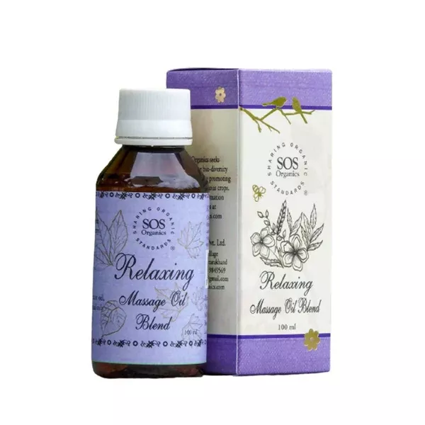 SOS Organics Relaxing Massage Oil Blend - 100 ml
