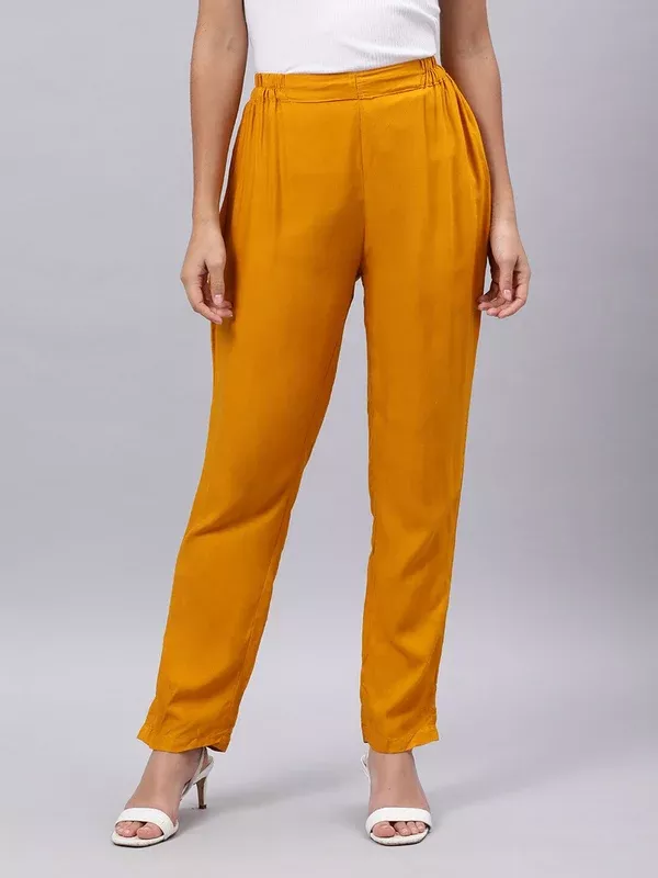 Souchii Yellow Liva Palazzos - 26