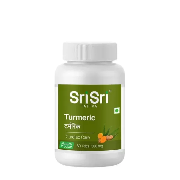 Sri Sri Tattva Turmeric Cardiac Care Tablets - 60 Tablets