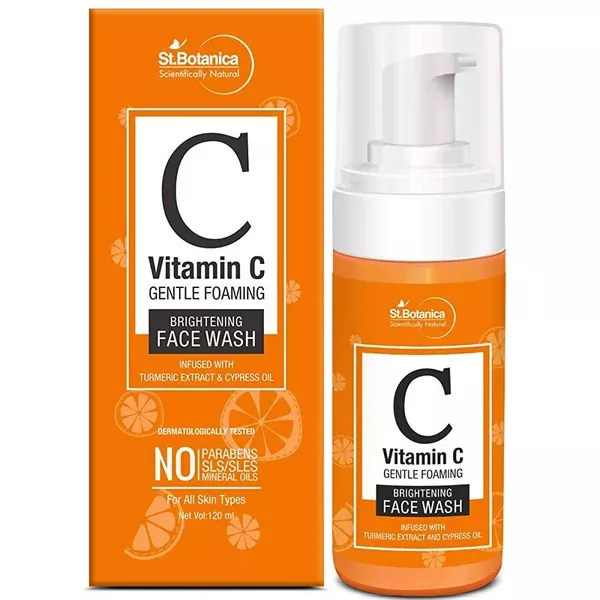 St.Botanica Vitamin C Foaming Brightening Face Wash - 120 ml