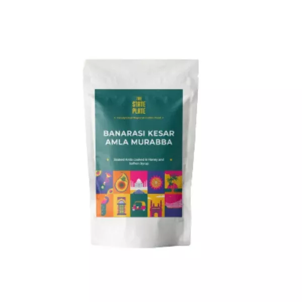 The State Plate Banarasi Kesari Amla Murabba - 200 gm
