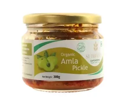 Sudhanya Organic Amla Pickle - 300 gm