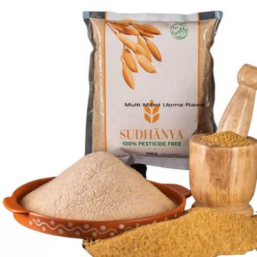 Sudhanya Organic Multi Millet Upma Rawa - 400 gm