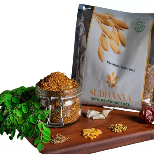 Sudhanya Organic Munaga Karam Podi - 200 gm