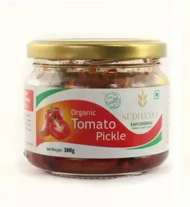 Sudhanya Organic Tomato Pickle - 300 gm