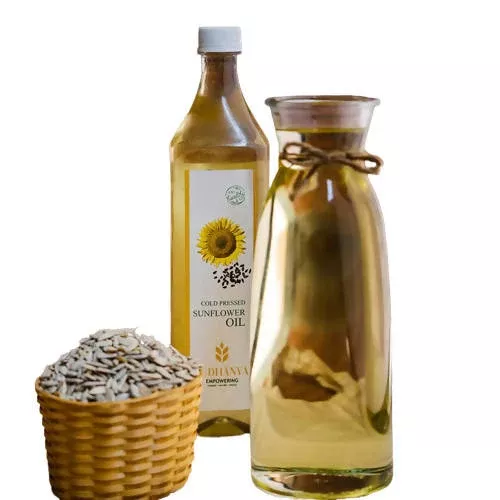 Sudhanya Sunflower Oil - Wooden Cold Pressed - 1 L
