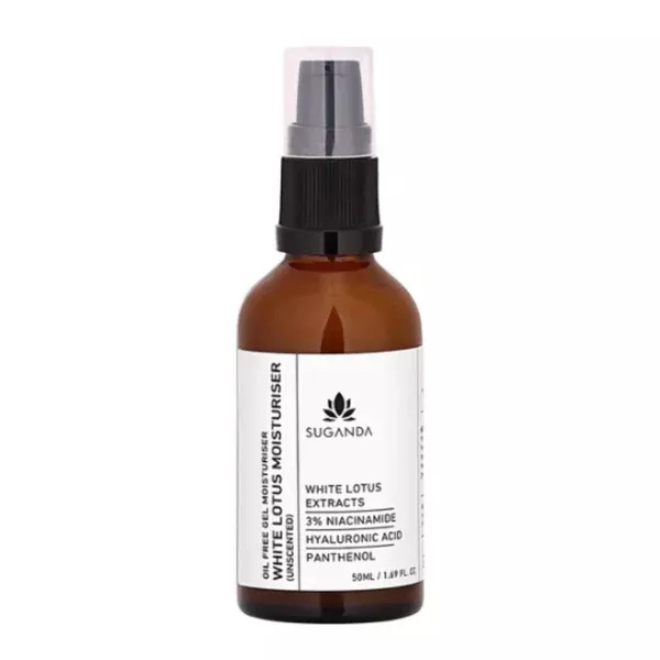 Suganda White Lotus Moisturiser - 50 ml - Unscented