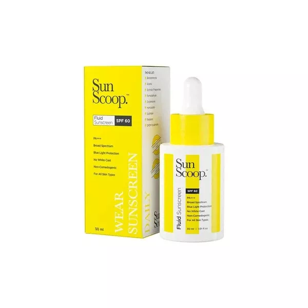 Sun Scoop Fluid Sunscreen SPF 60 - 60 ml - Pack of 1