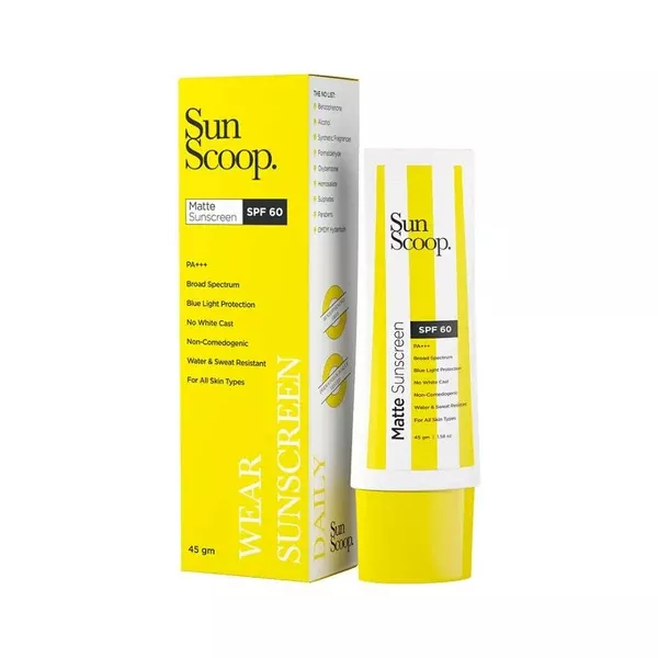 Sun Scoop Matte Sunscreen SPF 60 - 45 gm - Pack of 1