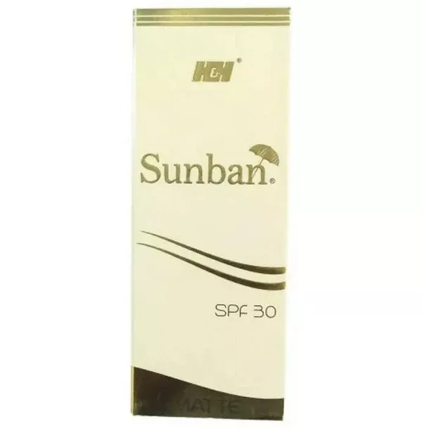 Sunban Matte Gel SPF 30 - 75 gm