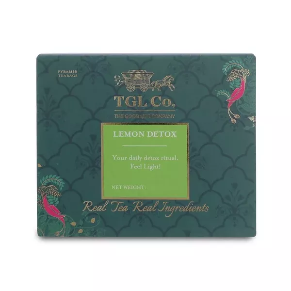 TGL Co. Lemon Detox Green Tea - 16 tea bags