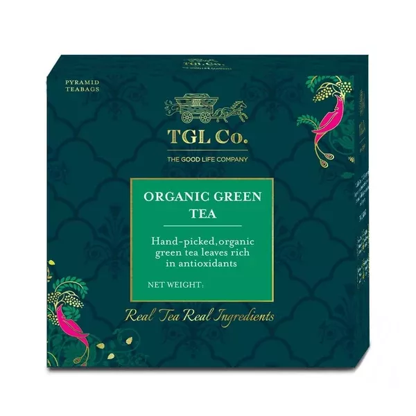 TGL Co. Organic Green Tea - 16 tea bags