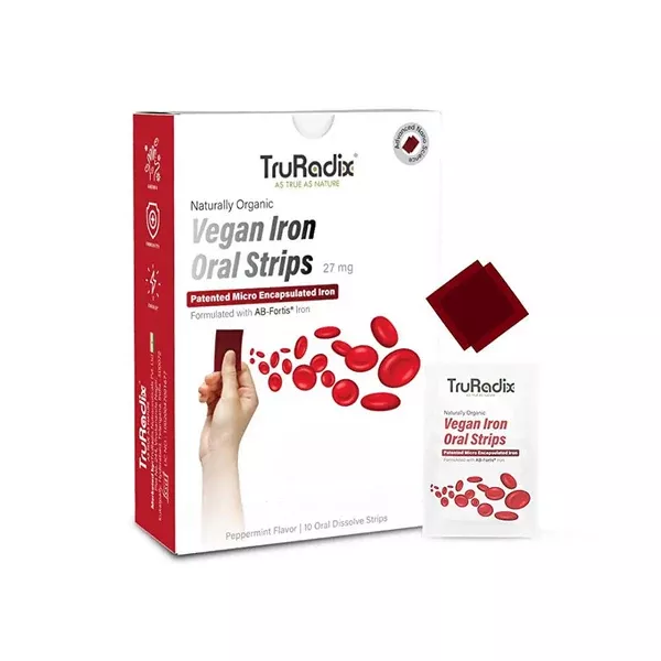 Truradix Vegan Iron Oral Strips - 30 strips