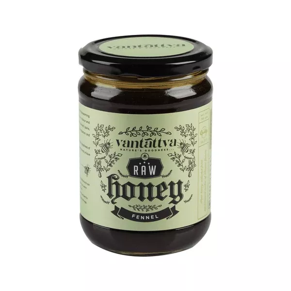 Vantattva Nature's Goodness Fennel Raw Honey - 700 gm