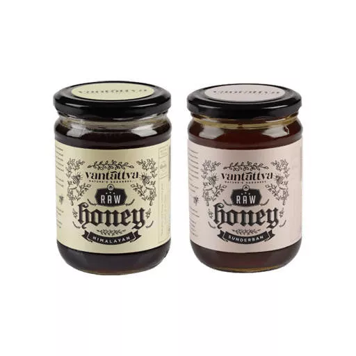 Vantattva Nature's Goodness Wild Himalayan and Sundarban Honey - combo