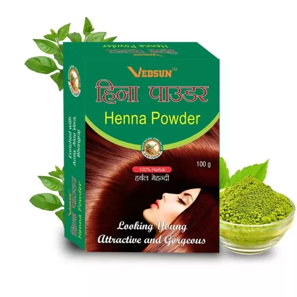 Vedsun 100% Herbal Henna Powder - 100 gm