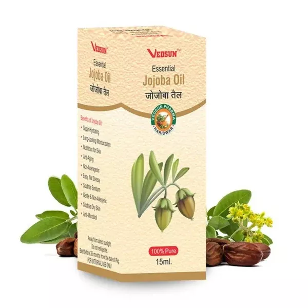 Vedsun 100% Pure Jojoba Essential Oil - 15 ml