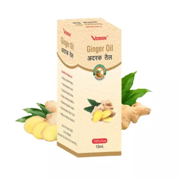 Vedsun Ginger Oil - An Essential Oil - 15 ml