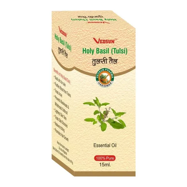 Vedsun Holy Basil (Tulsi) Essential Oil - 15 ml