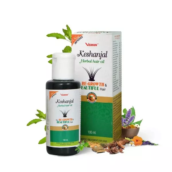 Vedsun Keshanjal Herbal Hair Oil - 100 ml