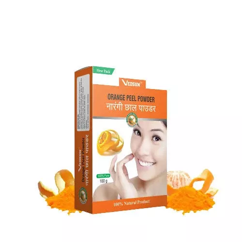 Vedsun Orange Peel Powder for Face Pack - 100 gm