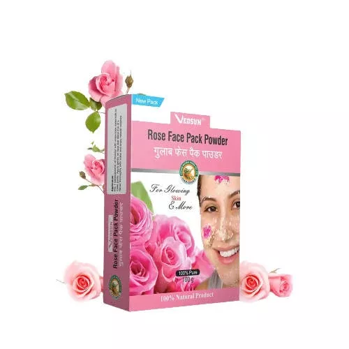 Vedsun Rose Powder Face Pack - 100 gm