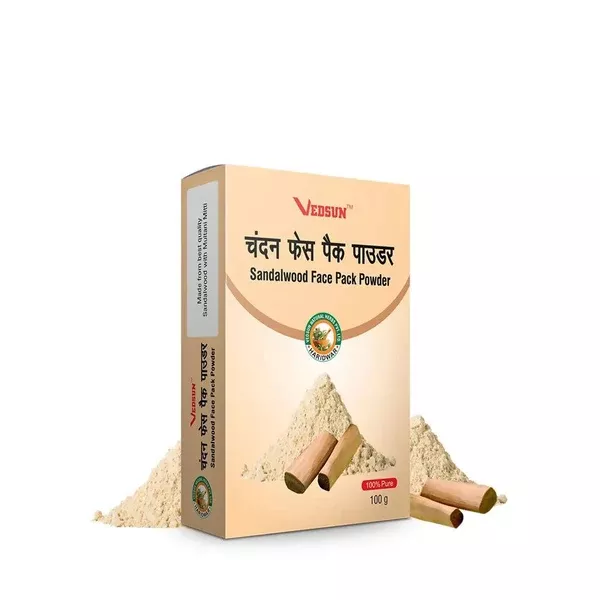 Vedsun Sandalwood Face Pack Powder - 100 gm