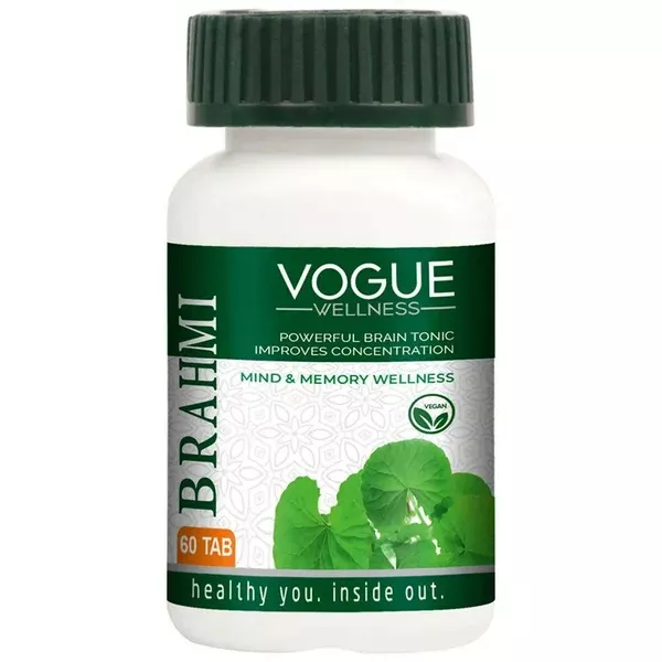 Vogue Wellness Brahmi Tablets - 60 tabs