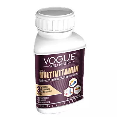 Vogue Wellness Daily Multivitamin Softgel Capsules - 60 caps