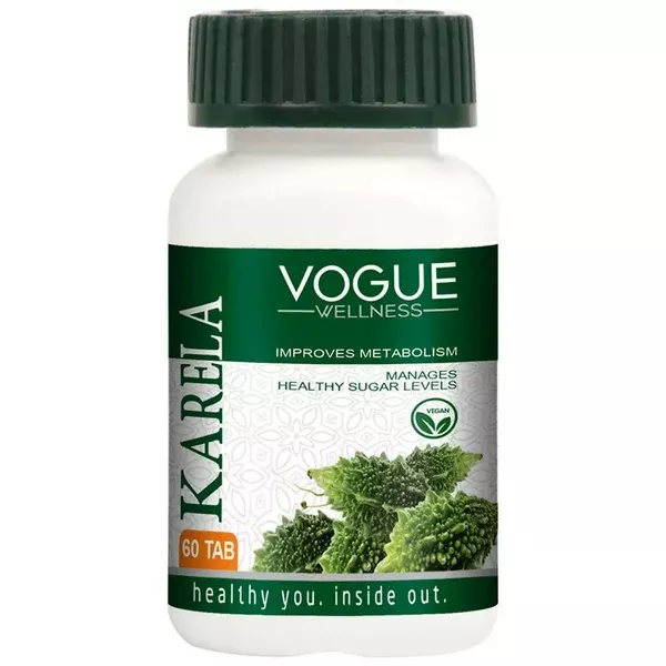 Vogue Wellness Karela Tablets - 60 tabs
