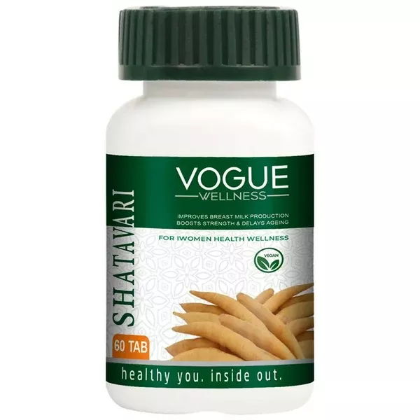 Vogue Wellness Shatavari Tablets - 60 tabs