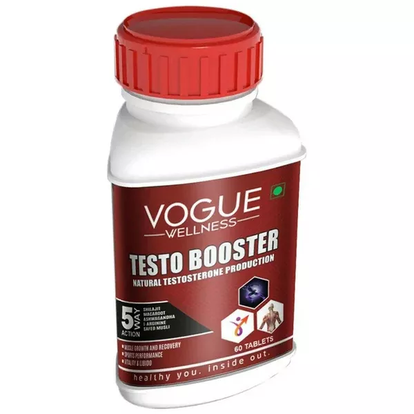 Vogue Wellness Testo Booster Tablets - 60 tabs