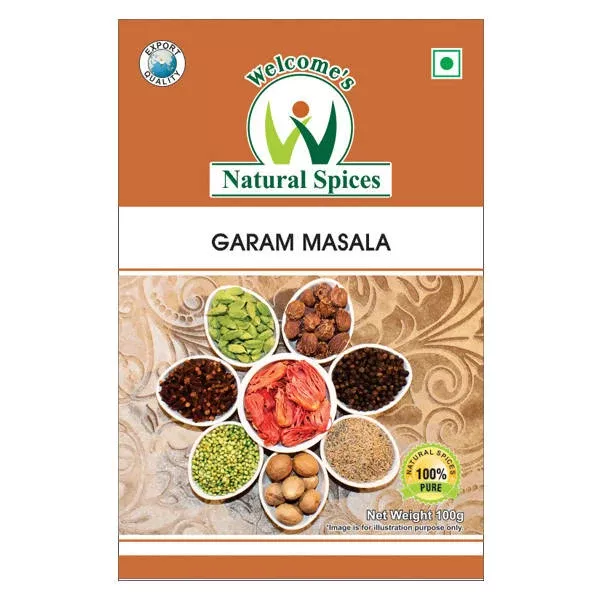 Welcome’s Natural Spices Garam Masala Powder - 100 gm