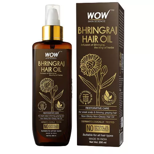 Wow Skin Science Bhringraj Hair Oil - 200 ml